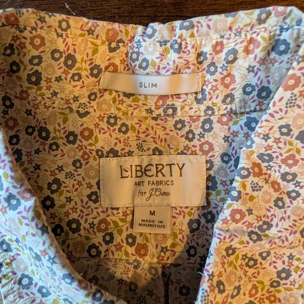 J. Crew Liberty Art Fabrics Floral Shirt